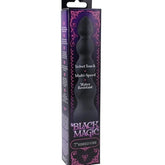 Doc Johnson Black Magic 7 inch Ribbed Anal Vibrator Anal Vibrators